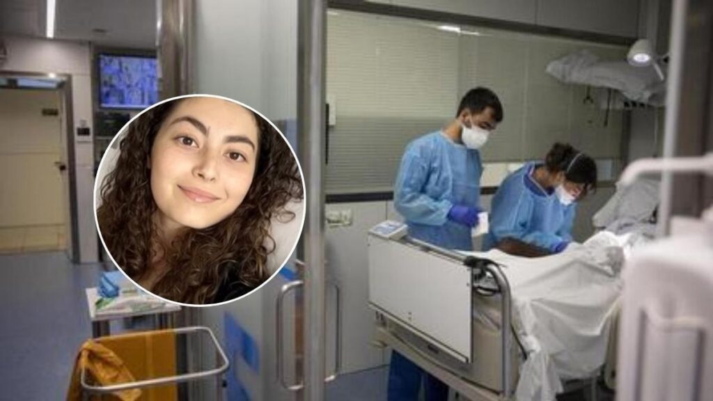 Sara Cavaller en el hospital